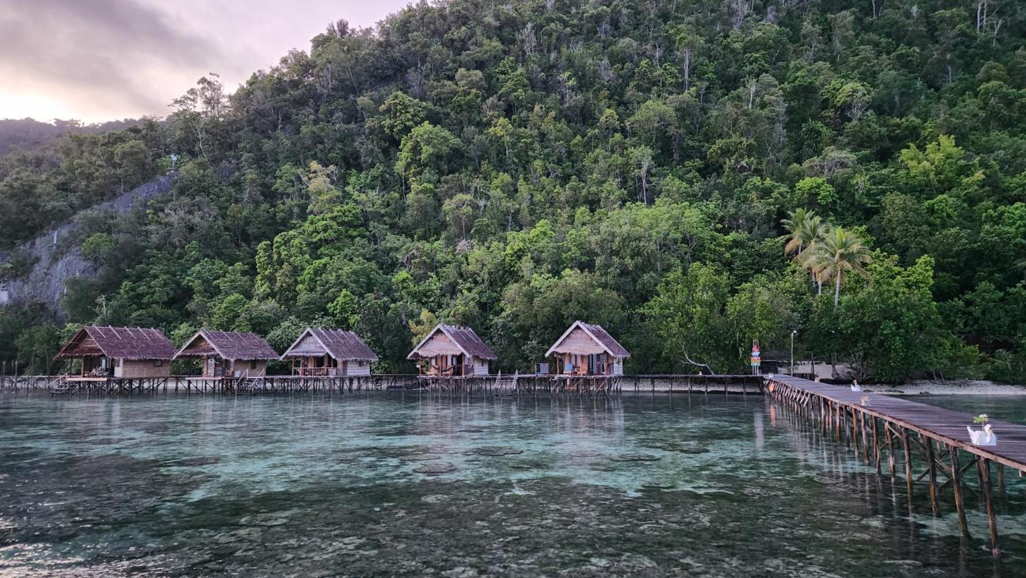 Terimakasih Homestay Pulau Mansuar Exteriör bild