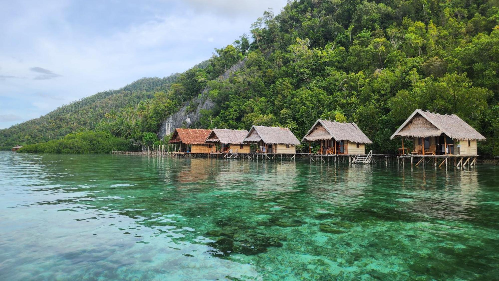 Terimakasih Homestay Pulau Mansuar Exteriör bild