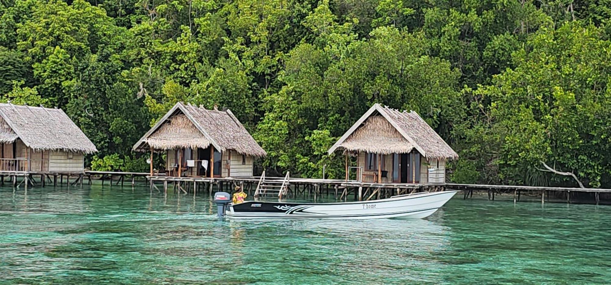 Terimakasih Homestay Pulau Mansuar Exteriör bild